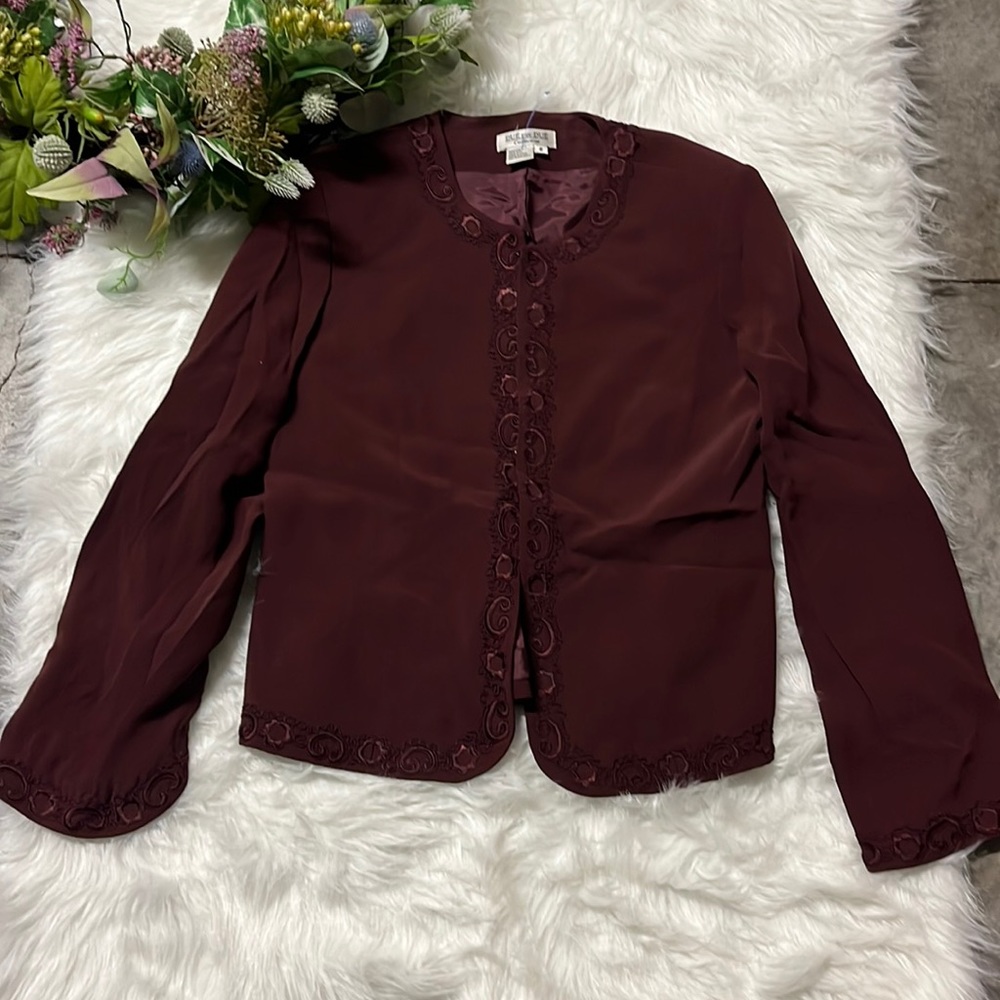 Due per due women long sleeve red wine shirt